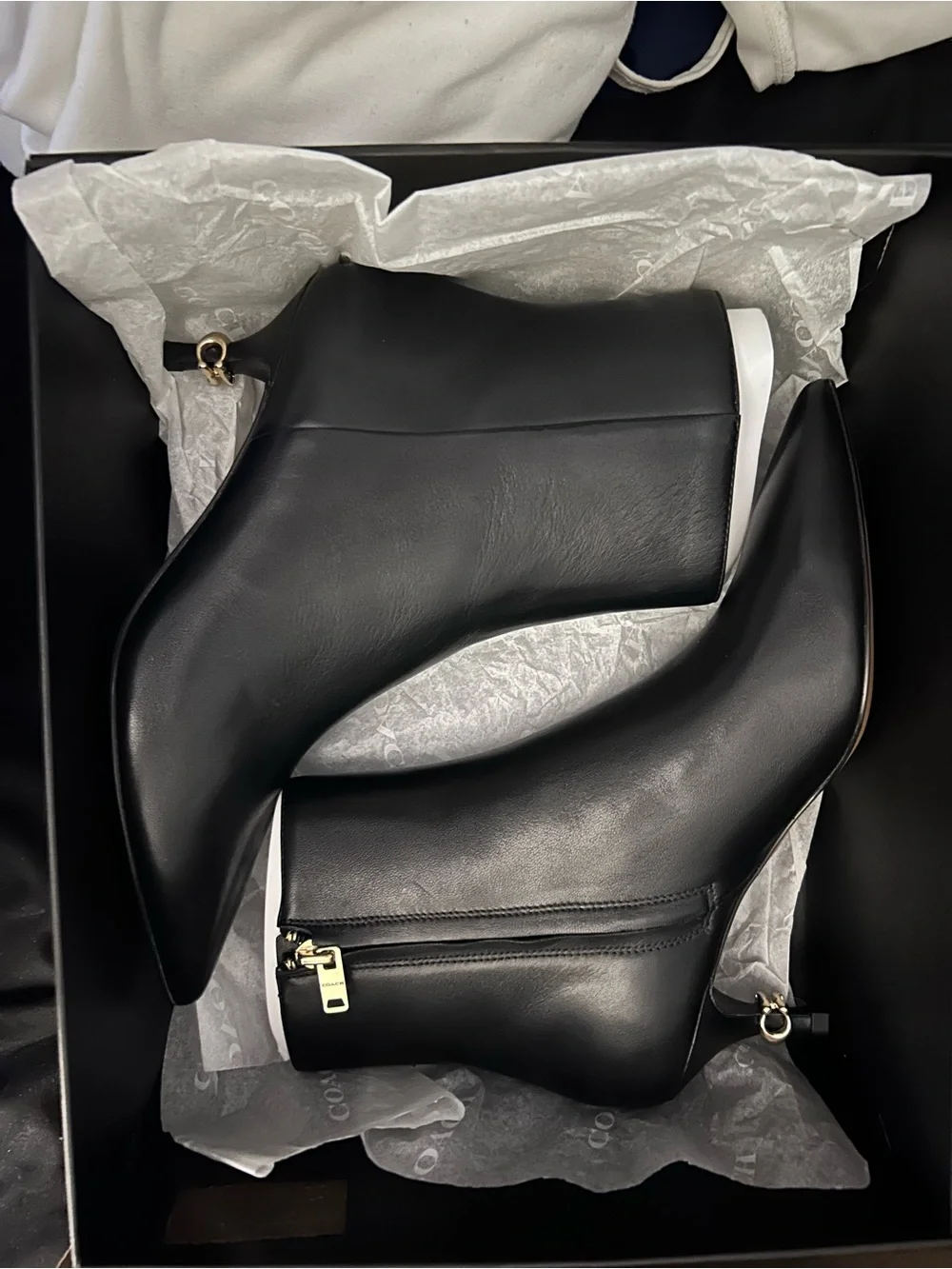 Coach sleek leather